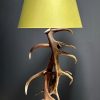Staande gewei lamp Staande gewei lamp