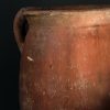 Antieke oker rode terracotta kruik
