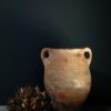Antieke oker rode terracotta kruik Antieke oker rode terracotta kruik