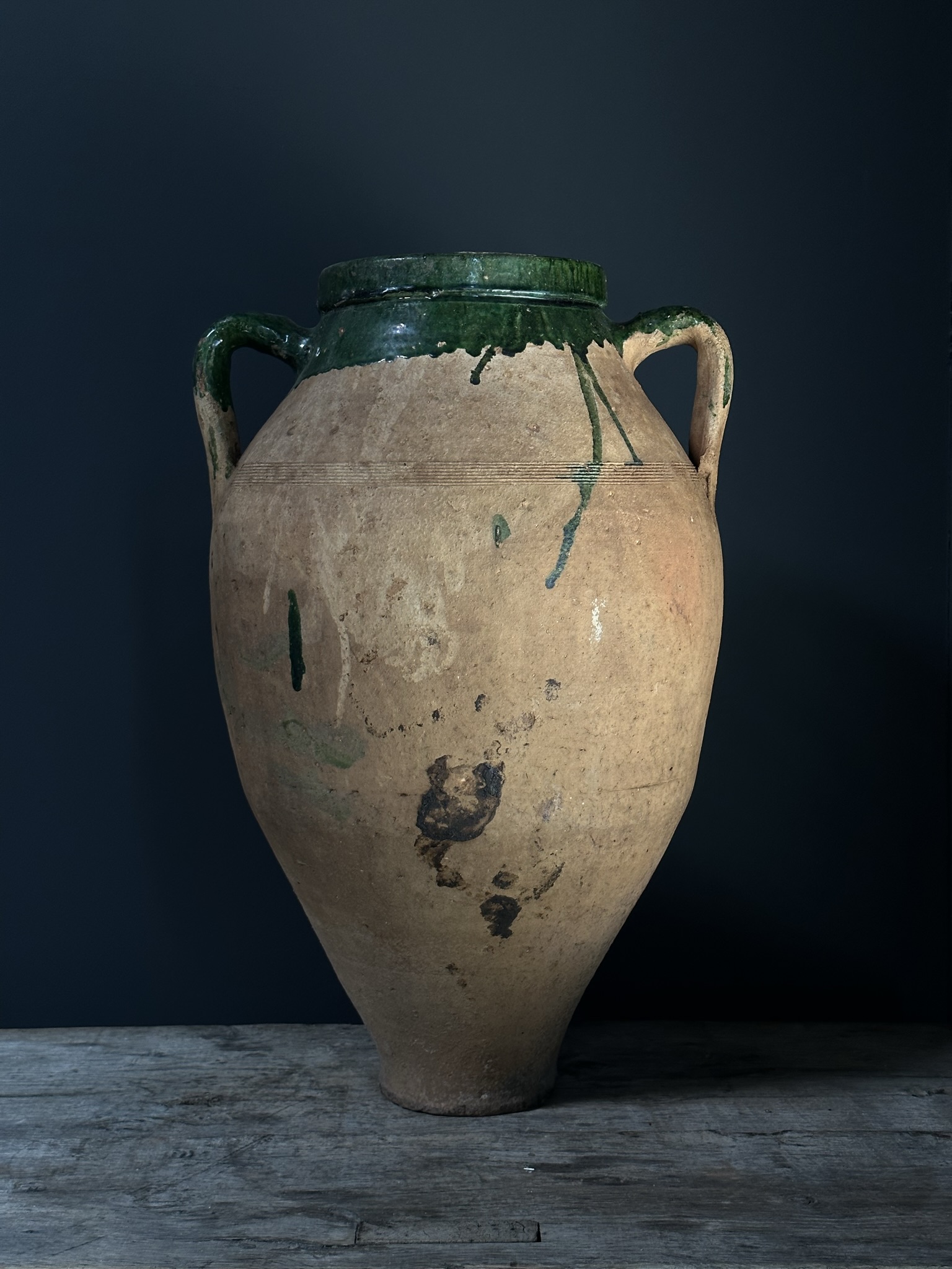 Antieke olijfkruik