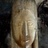 Primitief houten beeld