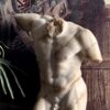 Beeld De Gladiator, marmeren replica. Beeld De Gladiator, marmeren replica.
