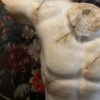 Beeld De Gladiator, marmeren replica. Beeld De Gladiator, marmeren replica.