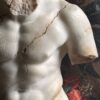 Beeld De Gladiator, marmeren replica. Beeld De Gladiator, marmeren replica.