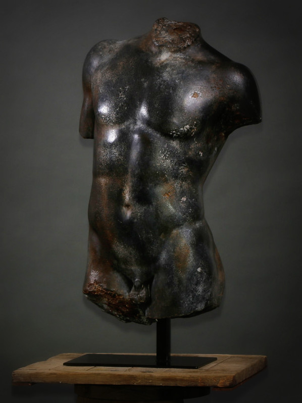 Hermes Torso, replica marmer.