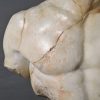Vechtende Gladiator (Agasias- Louvre), marmeren replica. Vechtende Gladiator (Agasias- Louvre), marmeren replica.
