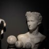 Keizer Augustus - Romeins Louvre. Marmeren replica