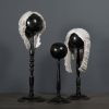 Set van 3 pruiken houders Monseigneur stijl Set van 3 pruiken houders Monseigneur stijl