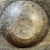 Antieke handgemaakte houten schaal