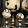 Set van 5 Versteend Houten Ballen