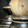 Set van 5 Versteend Houten Ballen