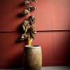 Antieke Afrikaanse houten boomstam pot Antieke Afrikaanse houten boomstam pot