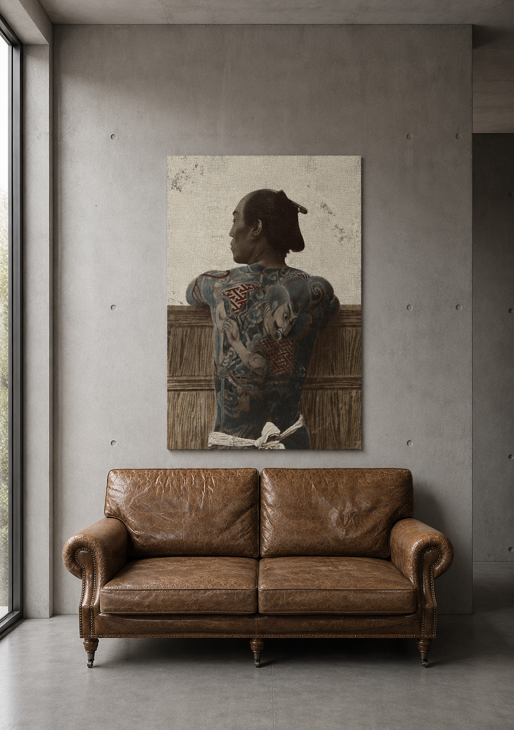 Schilderij "Japanese Tattoo - Unknown Artist". Schilderij "Japanese Tattoo - Unknown Artist".