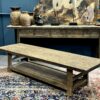 Zware antieke salontafel