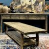 Zware antieke salontafel
