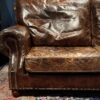 Vintage lederen "Ralph Lauren" bank Vintage lederen "Ralph Lauren" bank