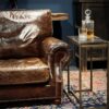 Vintage lederen "Ralph Lauren" bank Vintage lederen "Ralph Lauren" bank