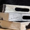 Satz Tabletts aus Rindsleder Satz Tabletts aus Rindsleder