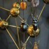 Stolp met diverse grote kevers Stolp met diverse grote kevers