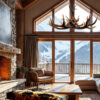 Ski chalet interieur