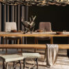 Luxe interieur met geweilamp Luxe interieur met geweilamp