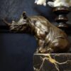 Neushoorn brons Neushoorn brons