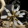 Alchemistische ster in kwarts punten