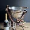 Champagnekoeler van gewei