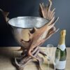 Champagnekoeler van gewei