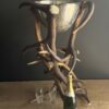 Champagnekoeler van gewei Champagnekoeler van gewei