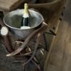 Champagnekoeler van gewei Champagnekoeler van gewei