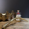 Borrelglaasjes houder gewei goud Borrelglaasjes houder gewei goud