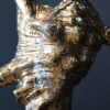 Bronze schelp op marmeren sokkel Bronze schelp op marmeren sokkel