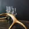 Borrelglaasjes houder gewei goud Borrelglaasjes houder gewei goud