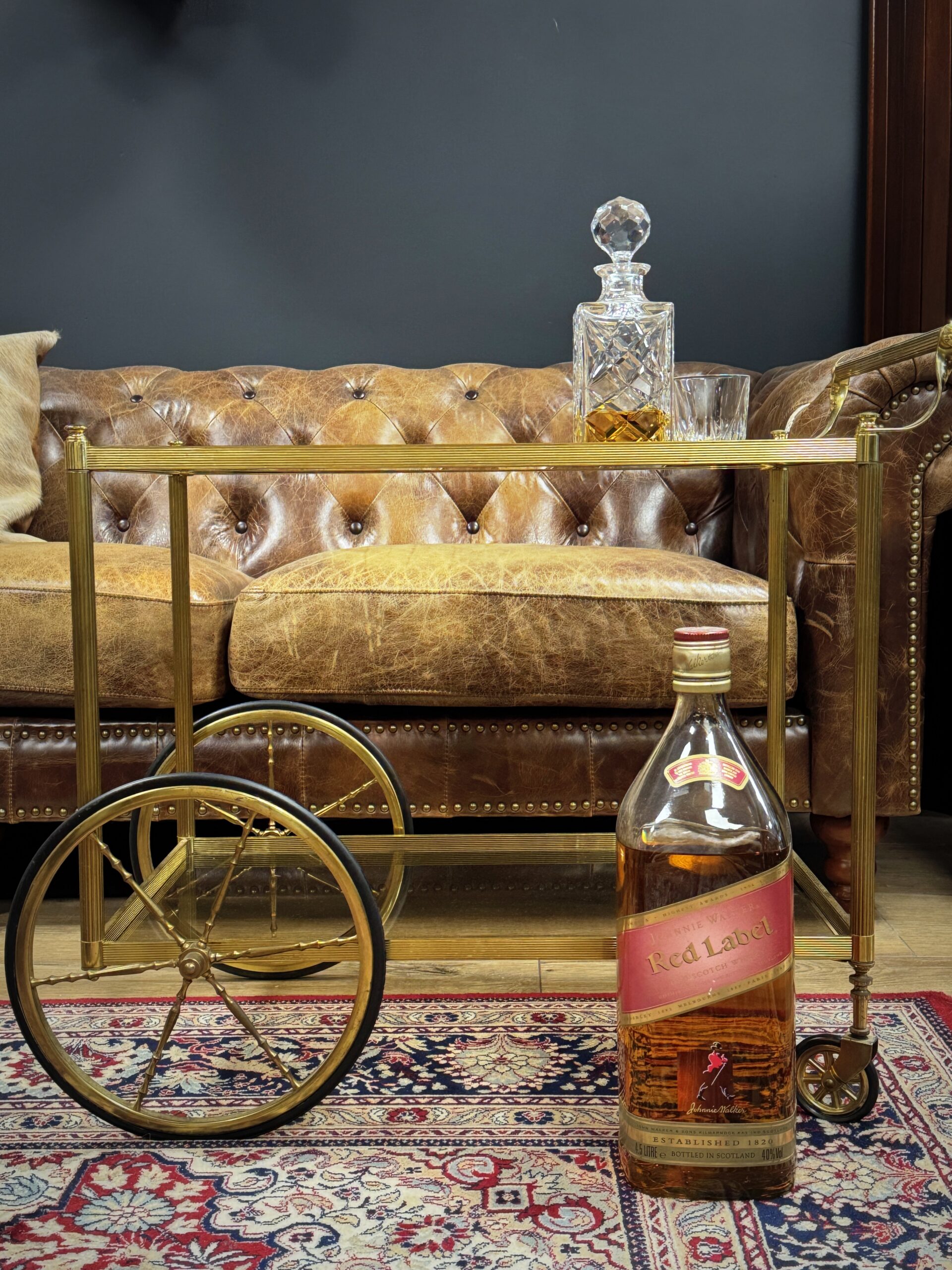 Vintage dranken troley Vintage dranken troley