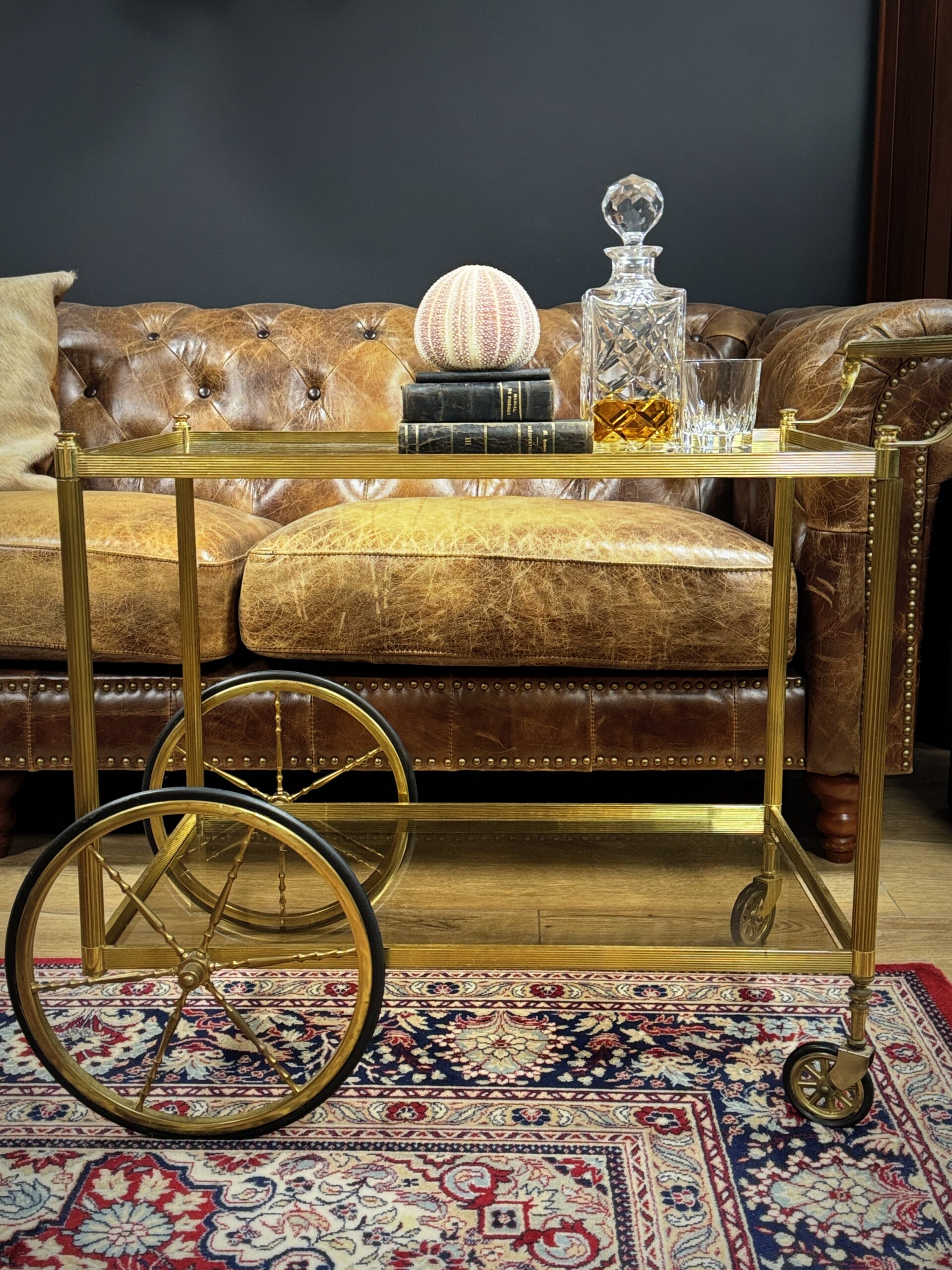 Vintage dranken troley Vintage dranken troley