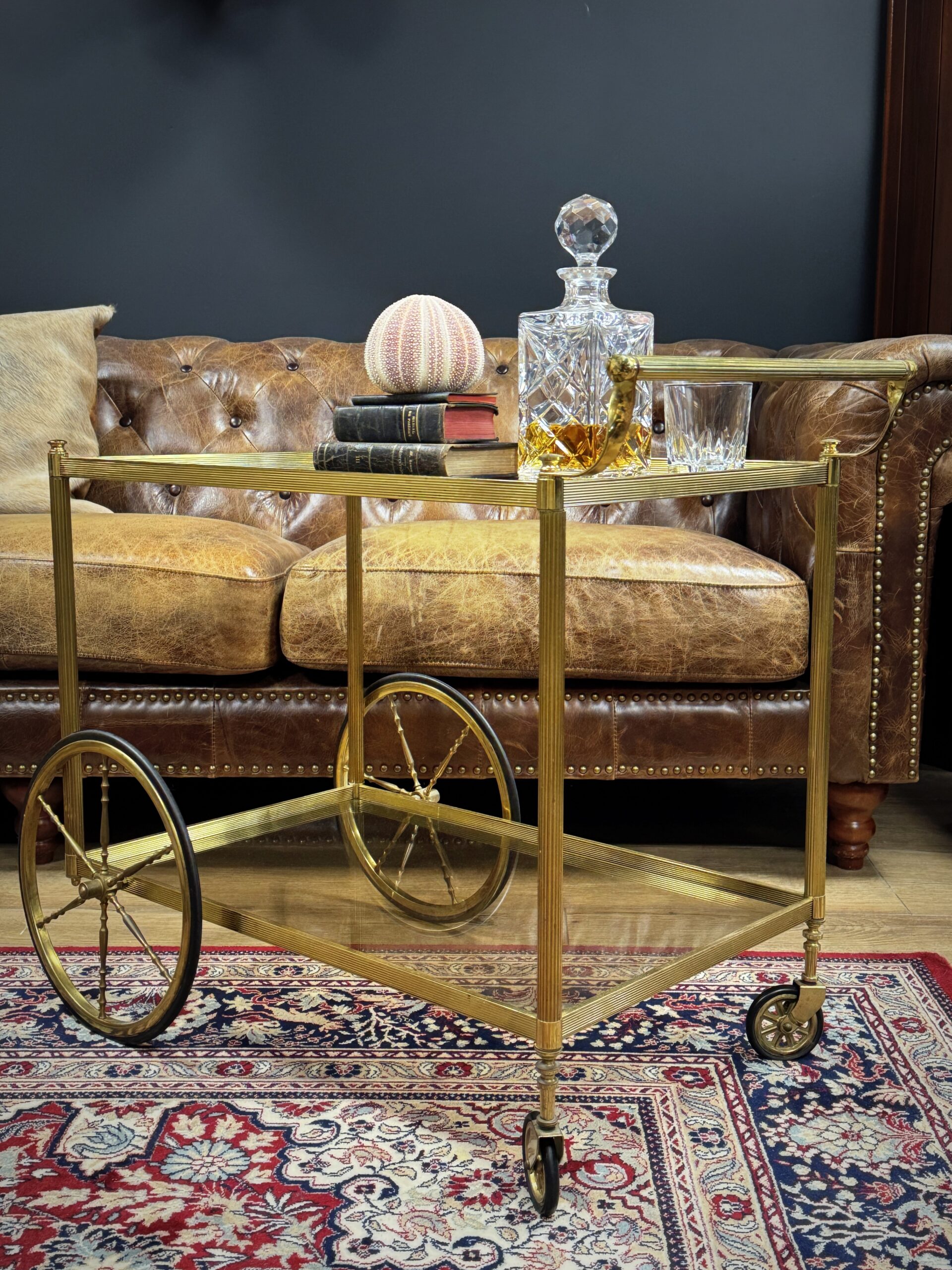 Vintage dranken troley Vintage dranken troley