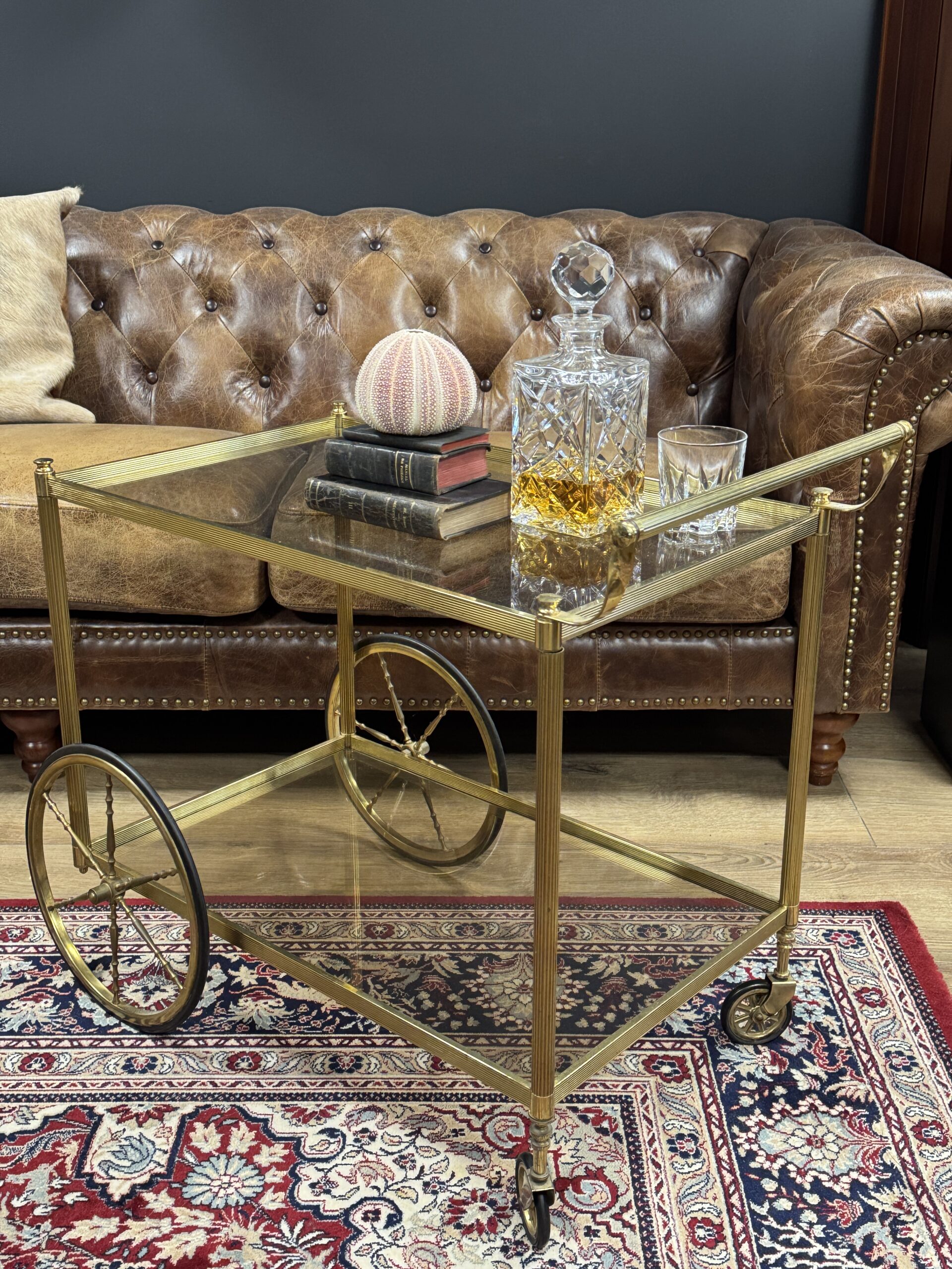 Vintage dranken troley Vintage dranken troley