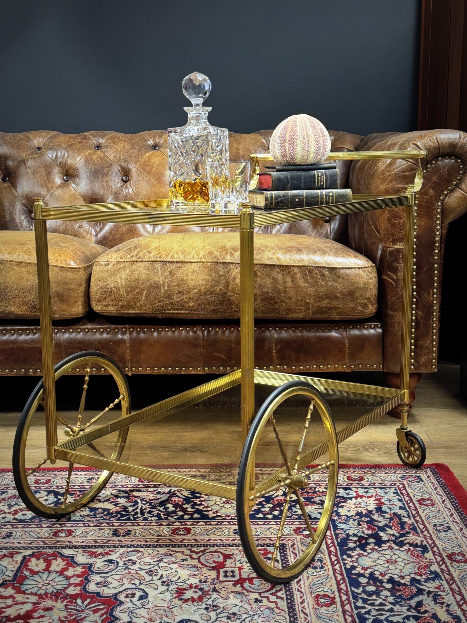 Vintage dranken troley Vintage dranken troley