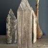 Toren van versteend hout