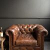 Vintage Chesterfield fauteuil Vintage Chesterfield fauteuil