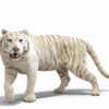 Opgezette witte tijger Opgezette witte tijger