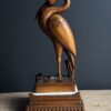 Houtsnijwerk Reiger