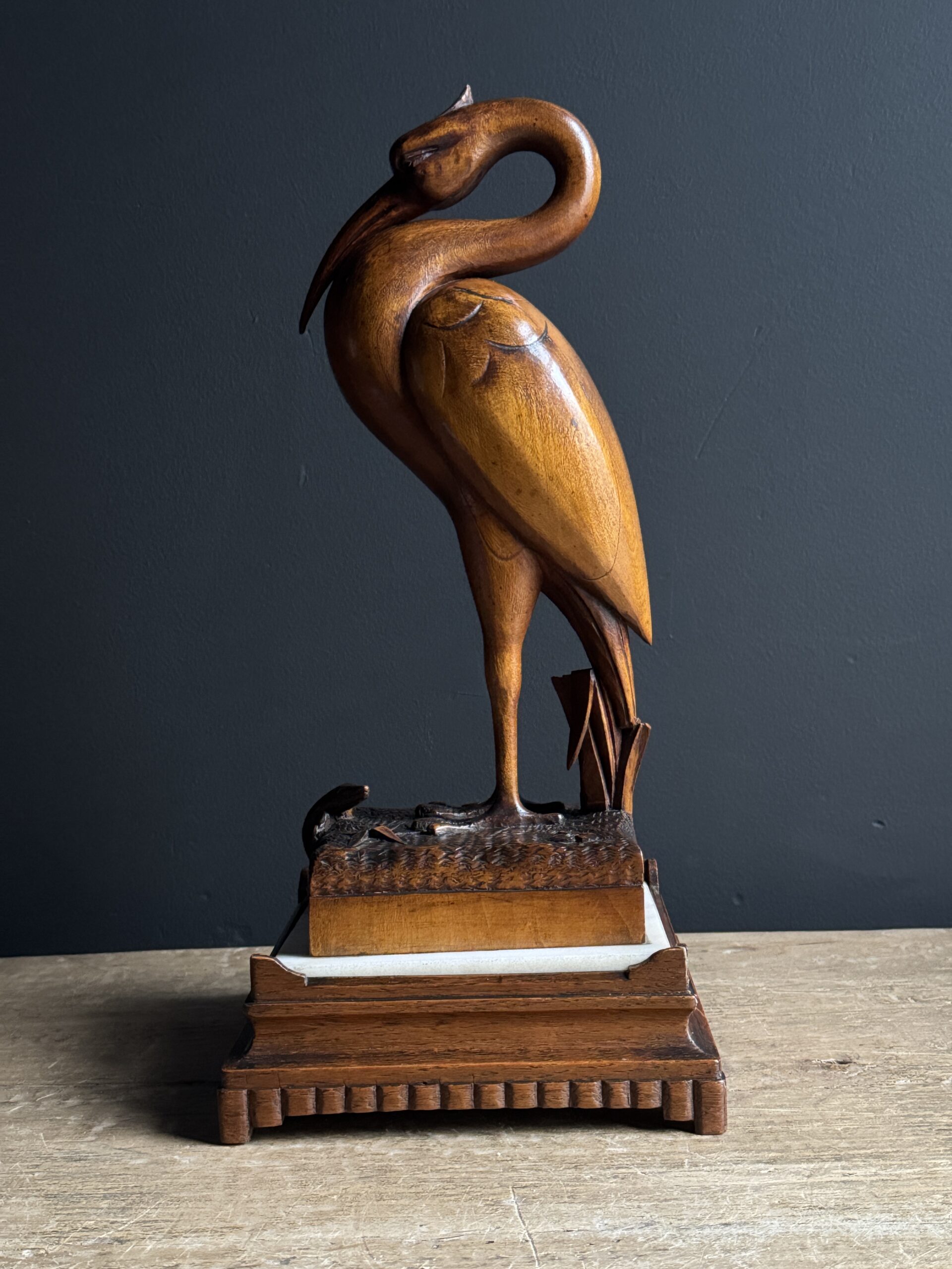 Houtsnijwerk Reiger Houtsnijwerk Reiger