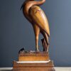 Houtsnijwerk Reiger