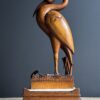 Houtsnijwerk Reiger
