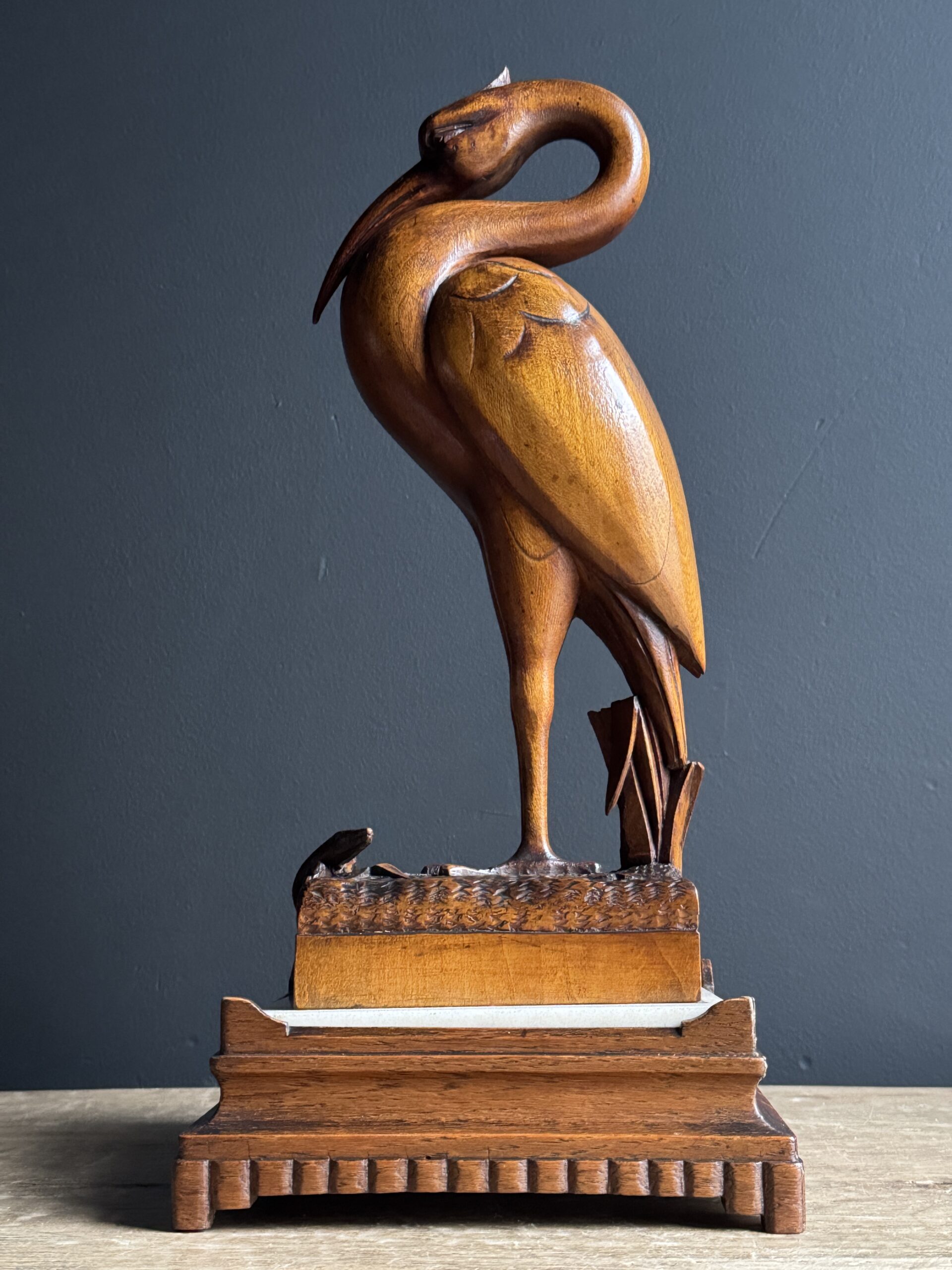 Houtsnijwerk Reiger Houtsnijwerk Reiger