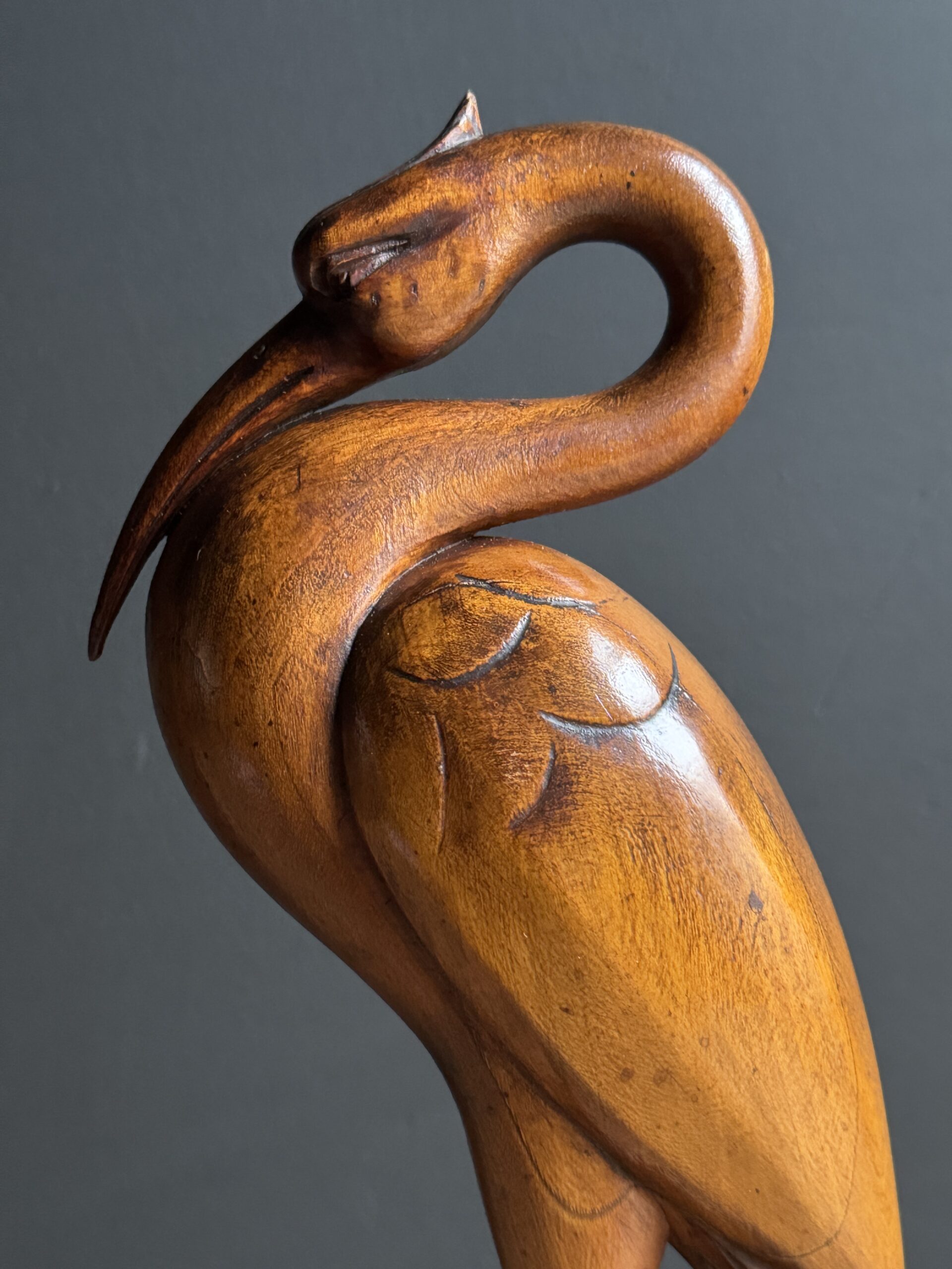 Houtsnijwerk Reiger Houtsnijwerk Reiger