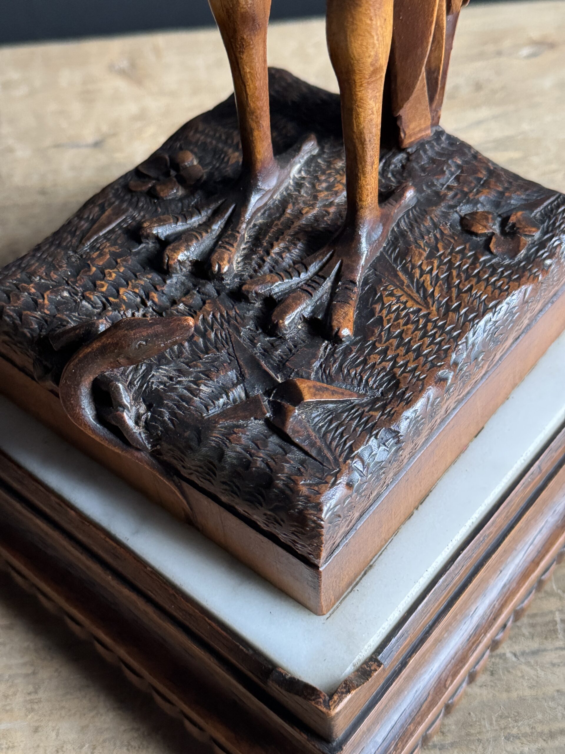 Houtsnijwerk Reiger Houtsnijwerk Reiger