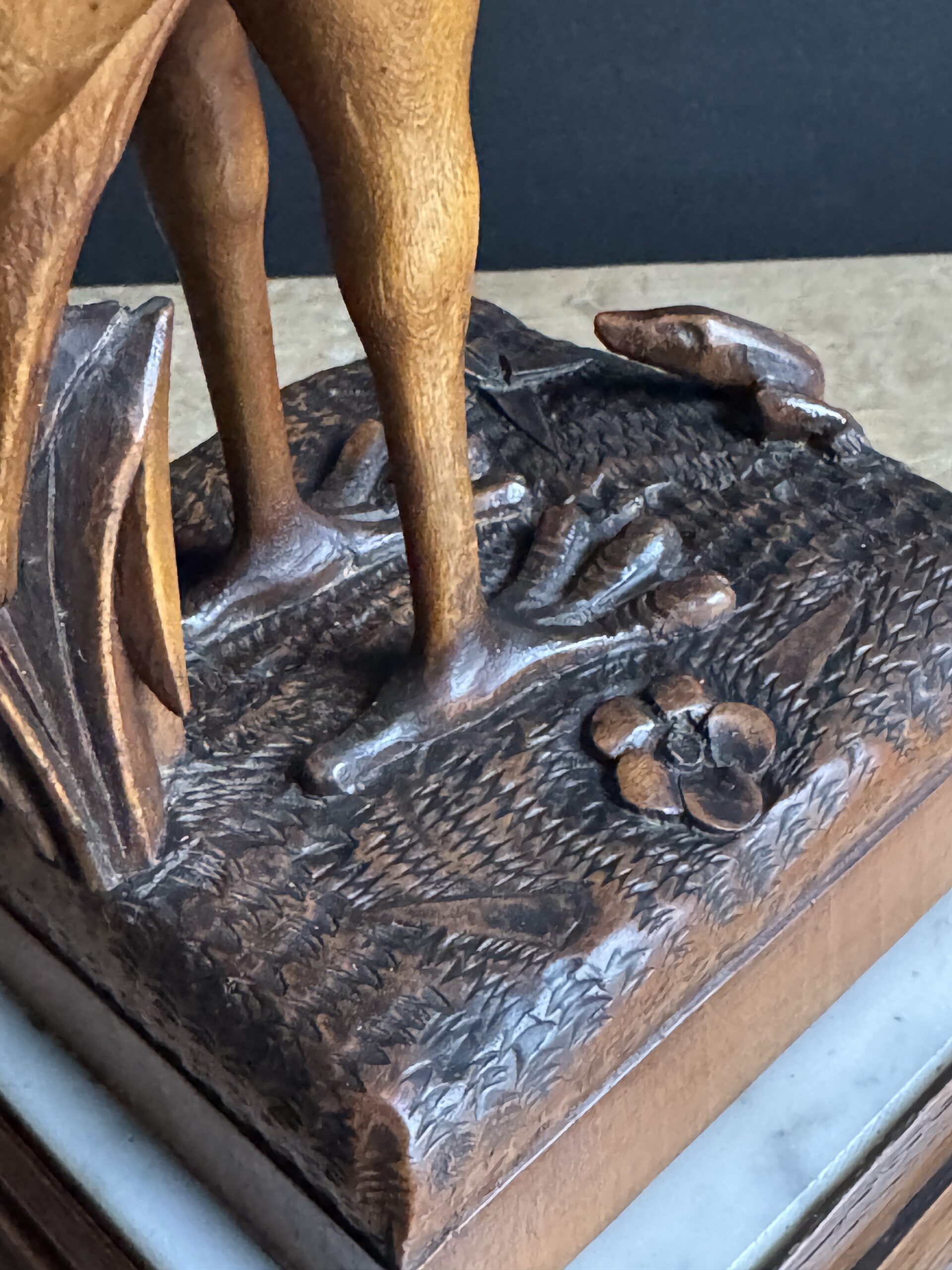 Houtsnijwerk Reiger Houtsnijwerk Reiger